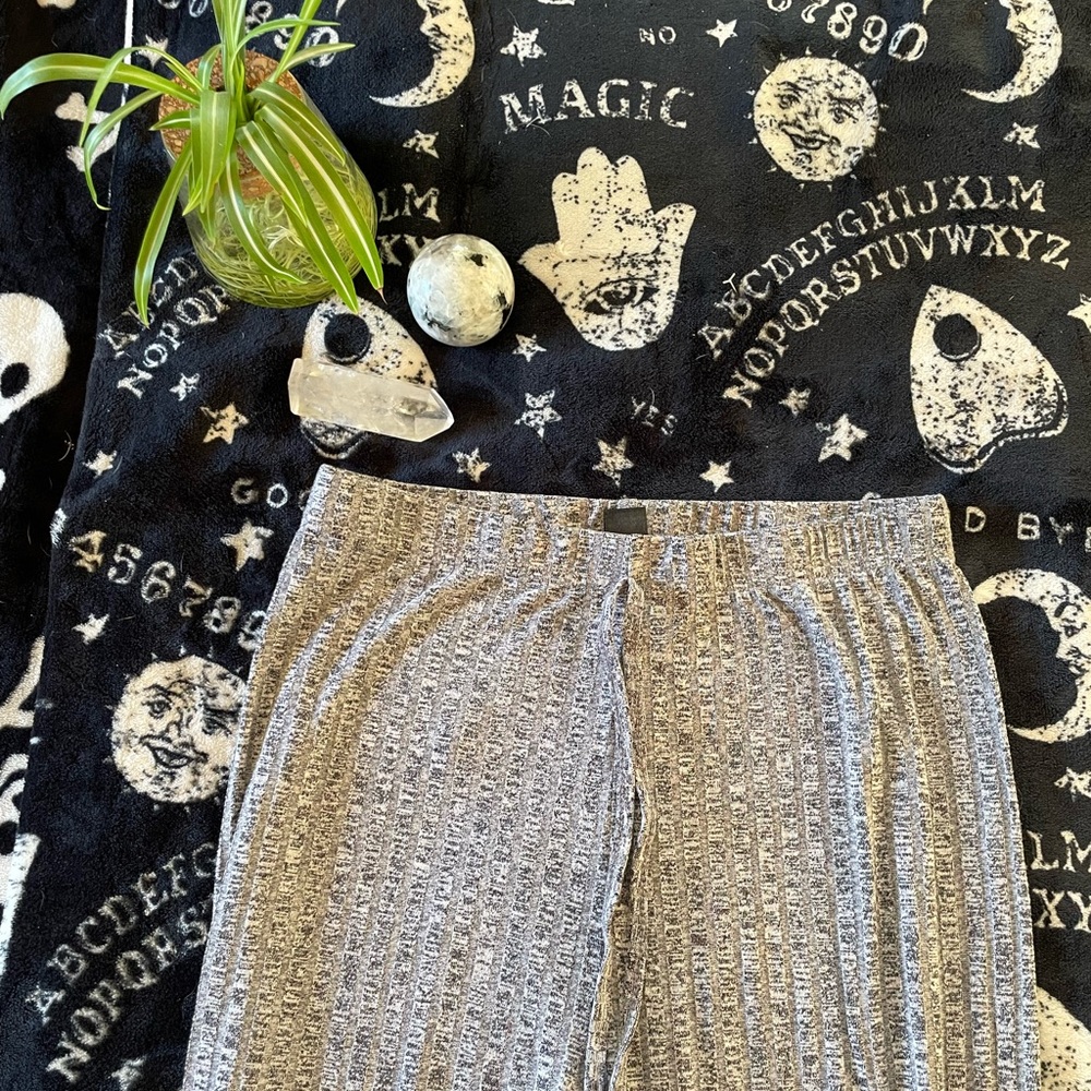 Gray Ribbed Leggings 🫶🏻✨